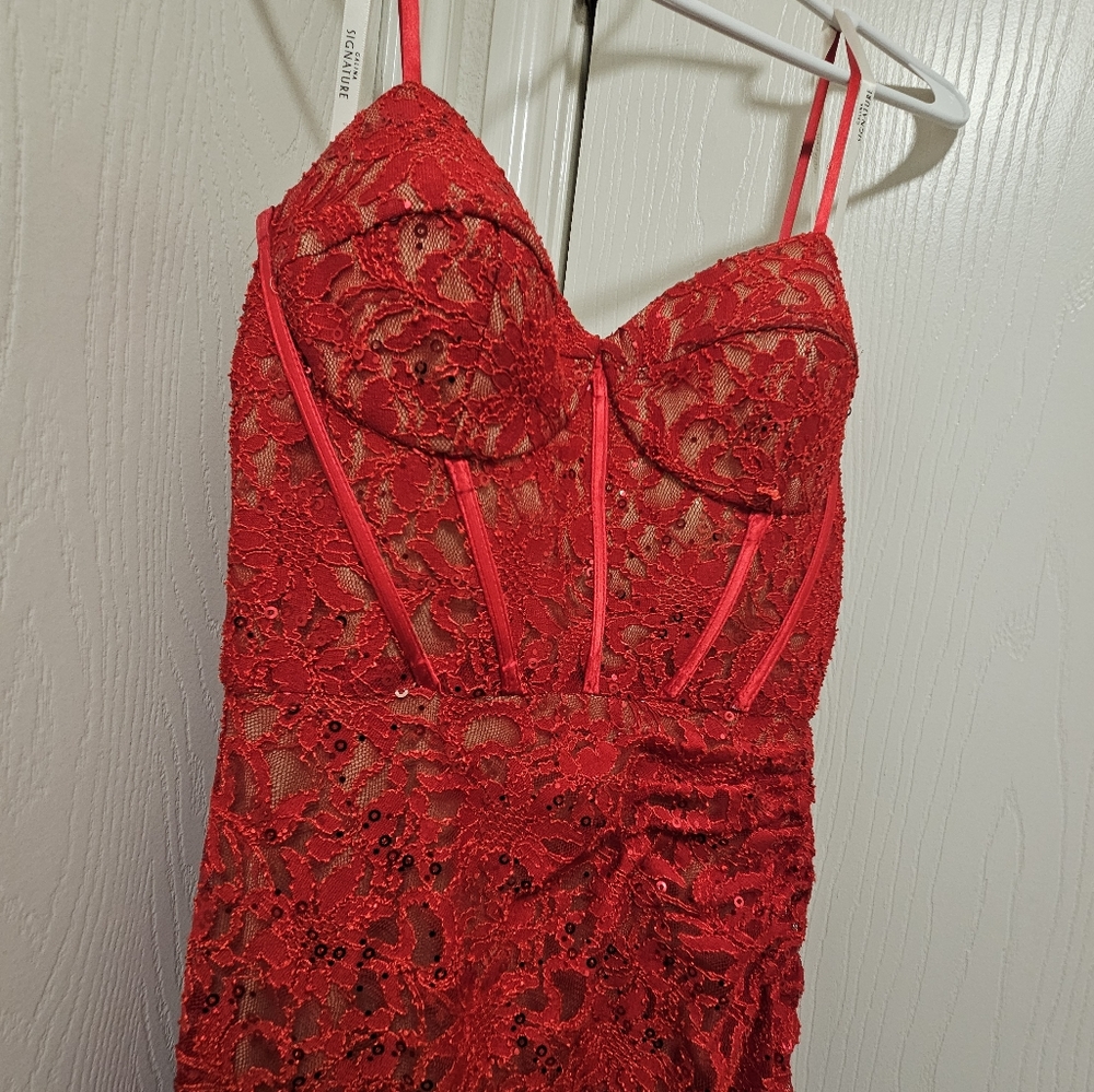 Red Prom Dress - Picture 4 of 7